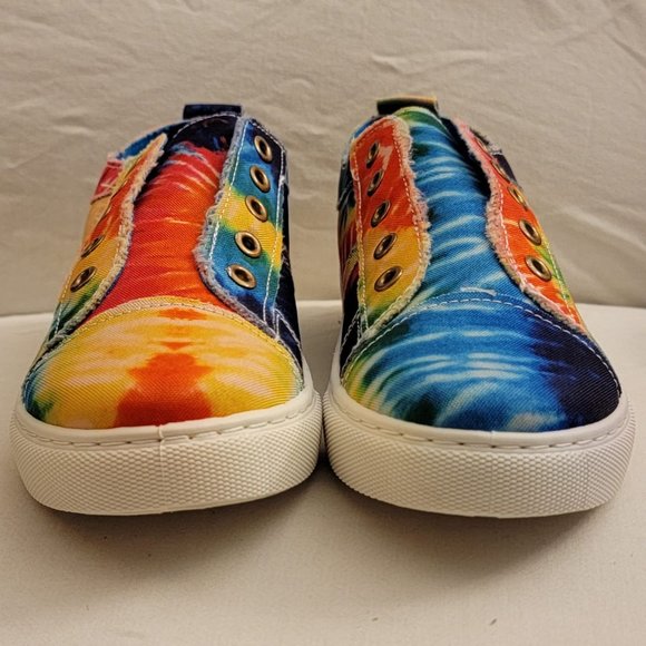 NIB Outwoods tie dye slip on sneakers size 6 - Picture 2 of 7